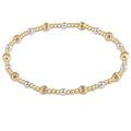 Dignity Sincerity Gold 4mm Bracelet - Pearl