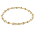 Dignity Sincerity Gold 4mm Bracelet