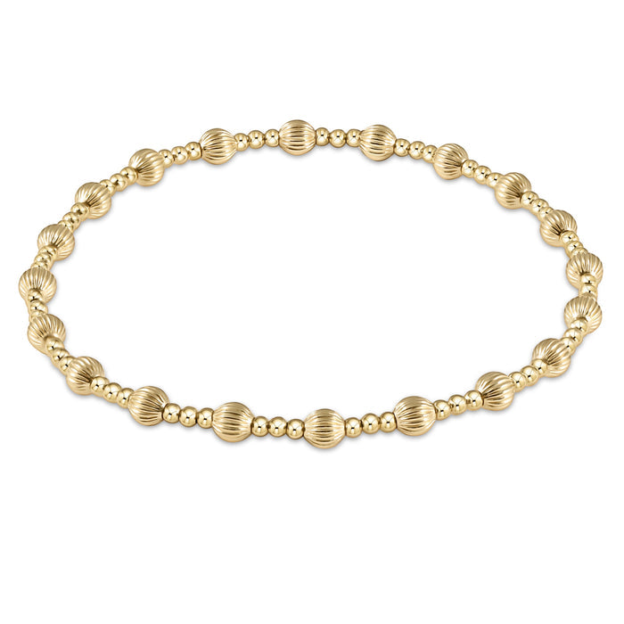 Dignity Sincerity Gold 4mm Bracelet