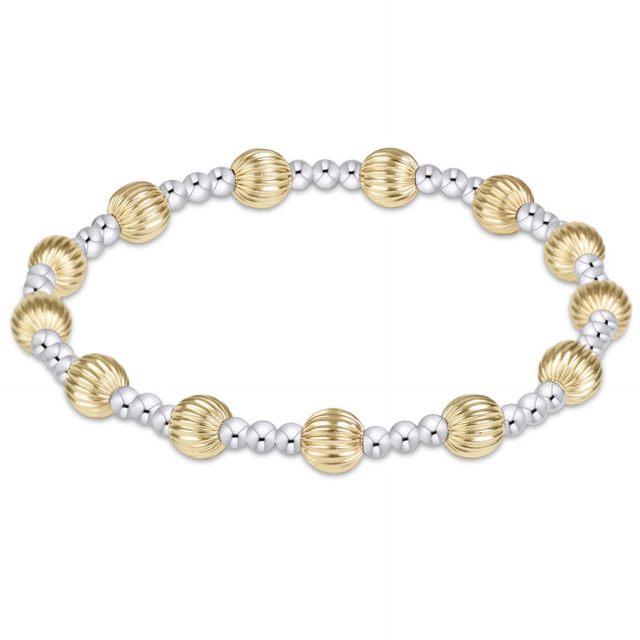 Dignity Sincerity Mixed Metal 6mm Bracelet