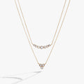 Double-Layer Crystal Necklace