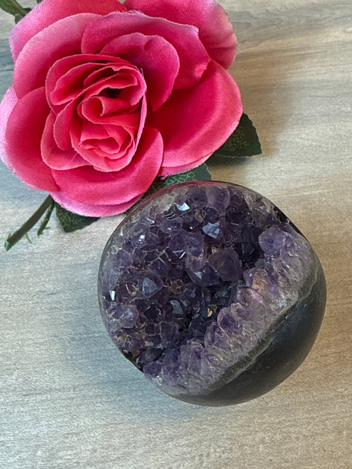 Druzy Amethyst Sphere