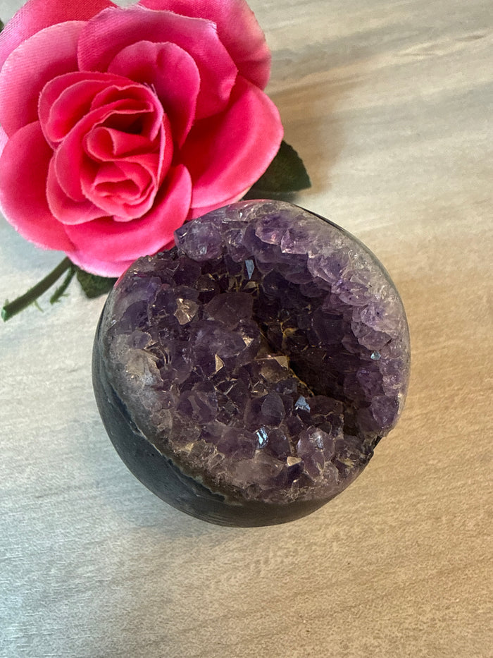 Druzy Amethyst Sphere