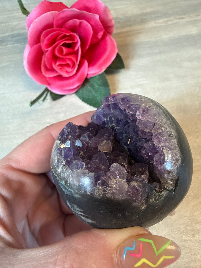 Druzy Amethyst Sphere