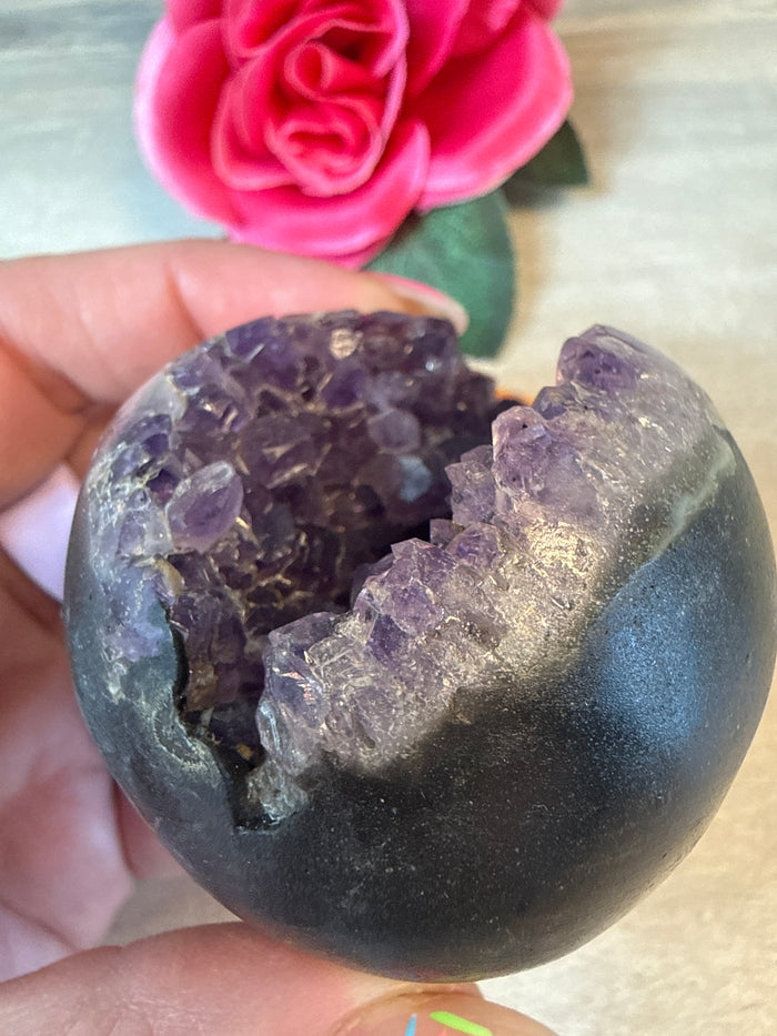 Druzy Amethyst Sphere