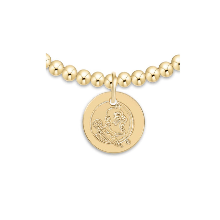 eCOLLEGIATE Classic Gold 3mm Bracelet - FSU