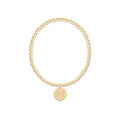 eCOLLEGIATE Classic Gold 3mm Bracelet - University of Michigan