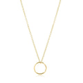 egirl 14" Necklace Gold - Halo Gold Charm