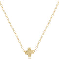 egirl 14" Necklace Gold - Signature Cross Small Gold