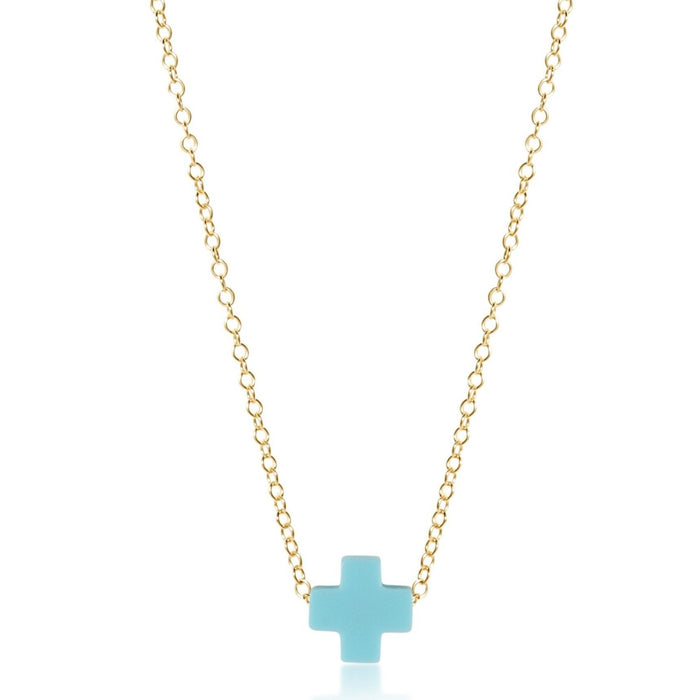 egirl 14" Necklace Gold - Signature Cross