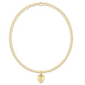 egirl Classic Gold 2mm Bracelet - Love Plush Small Gold Charm