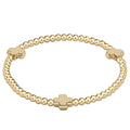 egirl Signature Cross 3mm Gold Bracelet - Gold