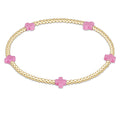 egirl Signature Cross Small 2mm Gold Bracelet