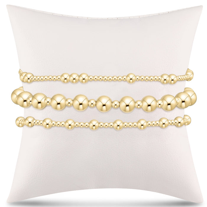 elevate the everyday gift stack - gold