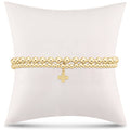 enewton Extends - grateful for you gift stack - gold signature cross charm