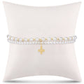 enewton Extends - grateful for you gift stack - pearl signature cross charm