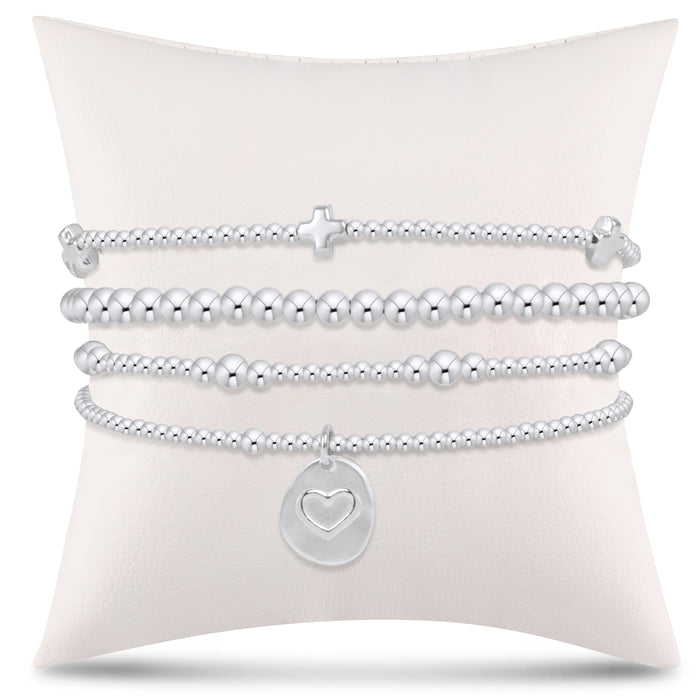 e's go-to gift stack - sterling small inspire love