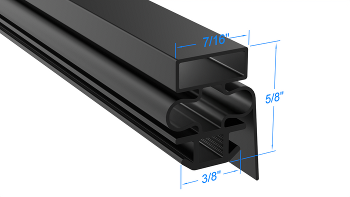F0124L020 by Strivide, Magnetic Gasket 6 1/2 x 41 1/8 Compatible with Blue Air F0124L020