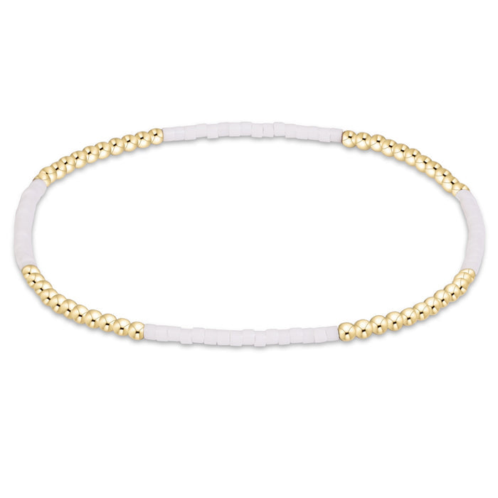 Gameday Hope Blissful Bracelet - White