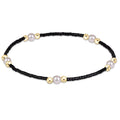 Gameday Hope Purpose Pearl Bracelet - Black