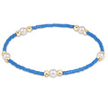 Gameday Hope Purpose Pearl Bracelet - Cobalt