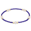 Gameday Hope Purpose Pearl Bracelet - Purple