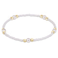 Gameday Hope Purpose Pearl Bracelet - White
