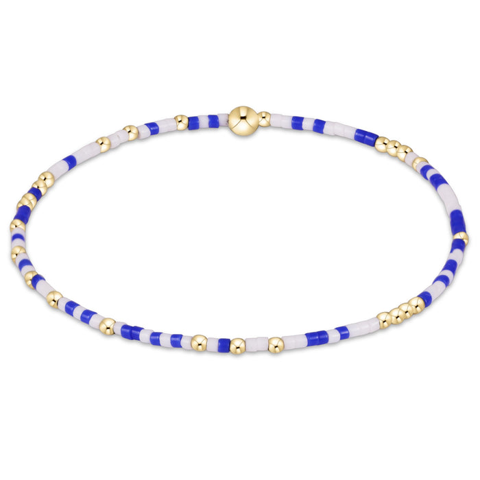 Gameday Hope Unwritten Bracelet - Blue-White