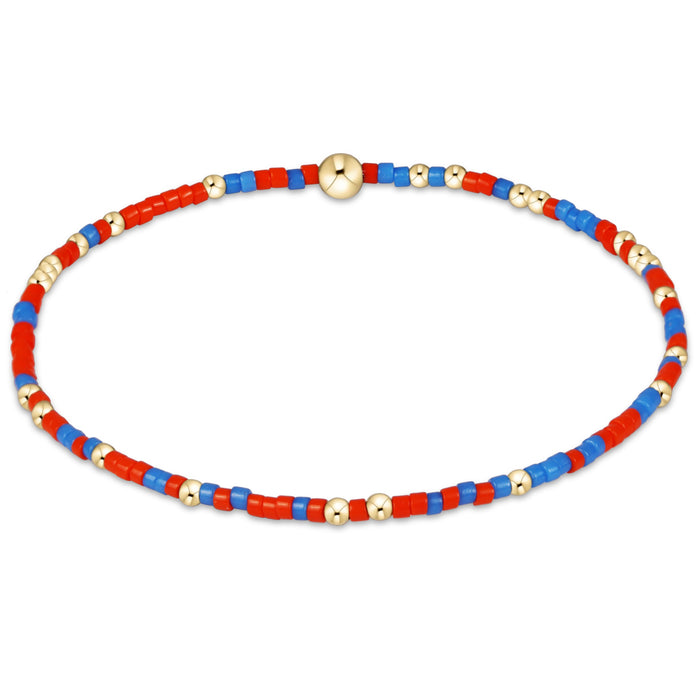 Gameday Hope Unwritten Bracelet - Bright Orange-Cobalt