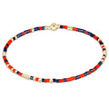 Gameday Hope Unwritten Bracelet - Bright Orange-Navy
