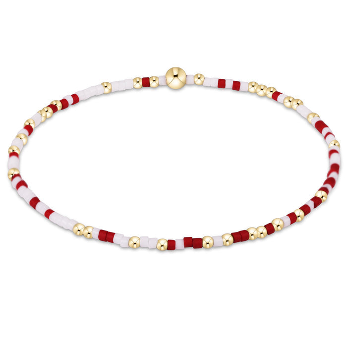 Gameday Hope Unwritten Bracelet - Crimson-White