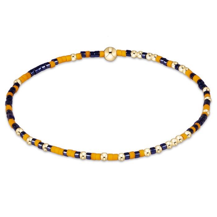Gameday Hope Unwritten Bracelet - Golden Yellow-Navy