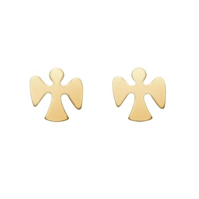 Guardian Angel Studs - Gold