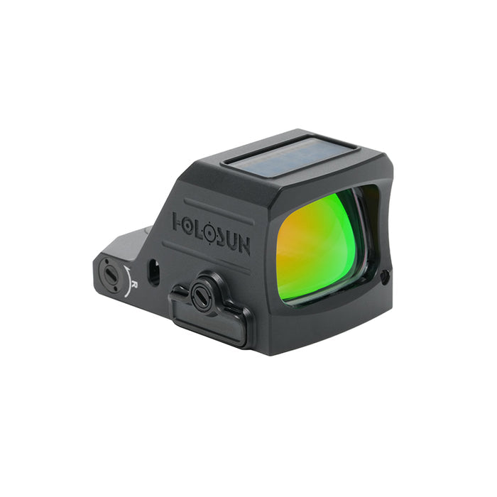 Holosun 407C X3, 2 MOA Red Dot, RMR Footprint, Side Battery, Solar Failsafe - 407C-X3-RD