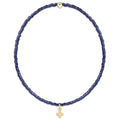 Hope Classic Navy Bracelet - Signature Cross Small Gold Charm