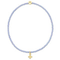 Hope Classic Ocean Mist Bracelet - Signature Cross Small Gold Charm