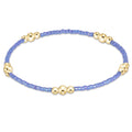 Hope Purpose Gold Bracelet - Bright Blue