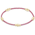 Hope Purpose Gold Bracelet - Pink Champagne