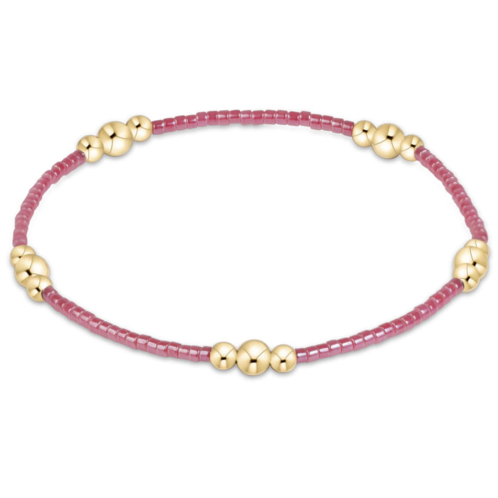 Hope Purpose Gold Bracelet - Pink Champagne