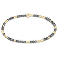 Hope Unwritten Silver Faceted Hematite 2mm Bracelet
