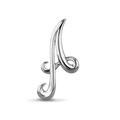 Initial A Love Letter Pendant Catherine Best Dev Silver Pendant