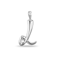 Initial L Love Letter Pendant Catherine Best Dev Silver Pendant