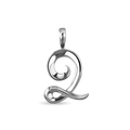 Initial Q Love Letter Pendant Catherine Best Dev Silver Pendant