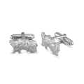 Island of Jersey Silver Cufflinks Catherine Best Dev Bar Fittings