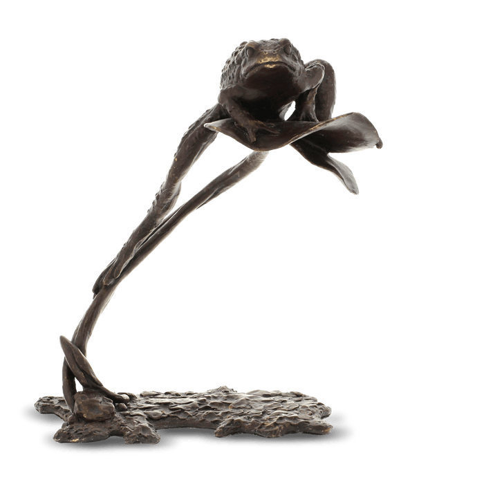 Jersey Crapaud Toad Bronze Sculpture Catherine Best Dev