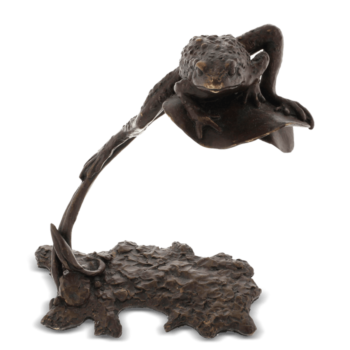 Jersey Crapaud Toad Bronze Sculpture Catherine Best Dev