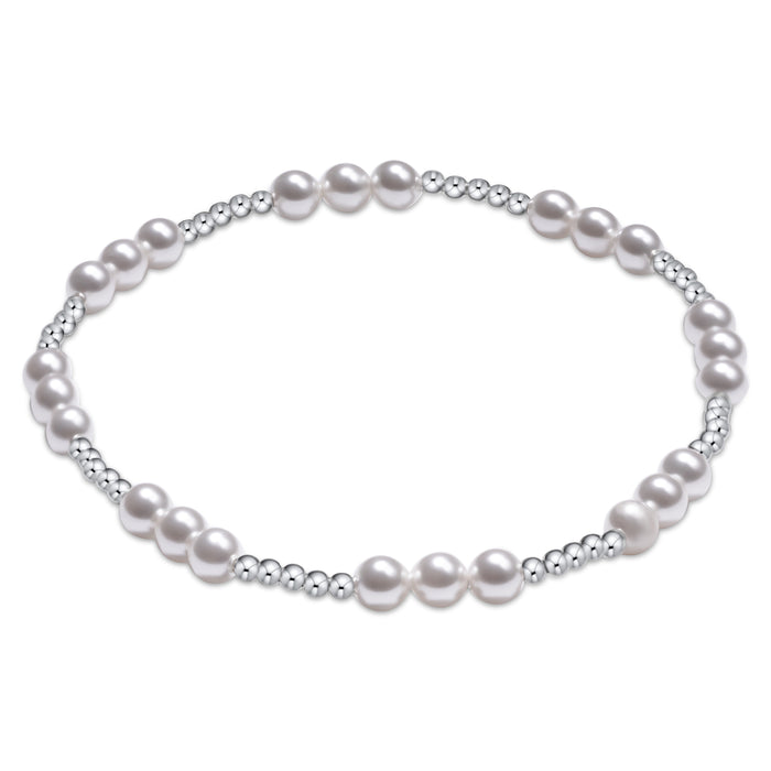 Joy Pearl 4mm Sterling Bracelet