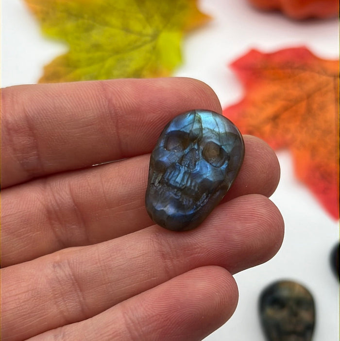 Labradorite Lab Cab Skull