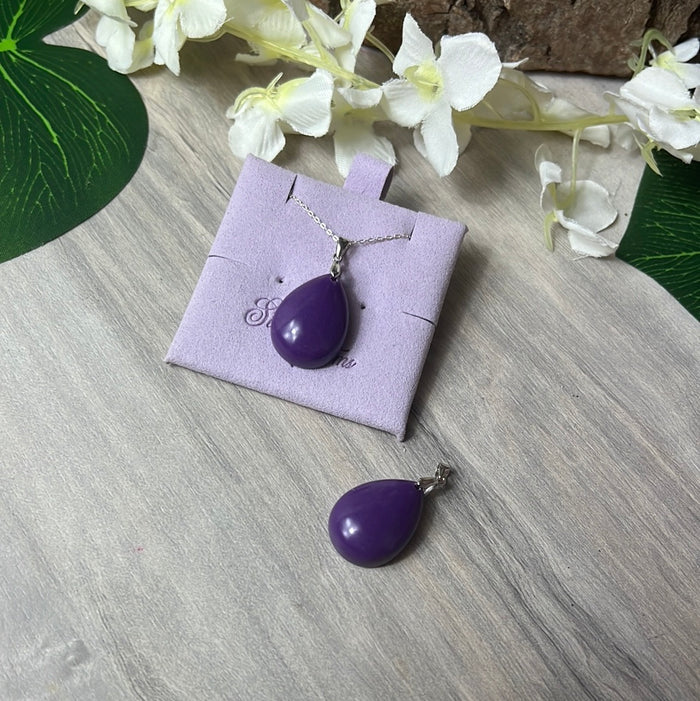 Lepidolite 925 Sterling Pendant