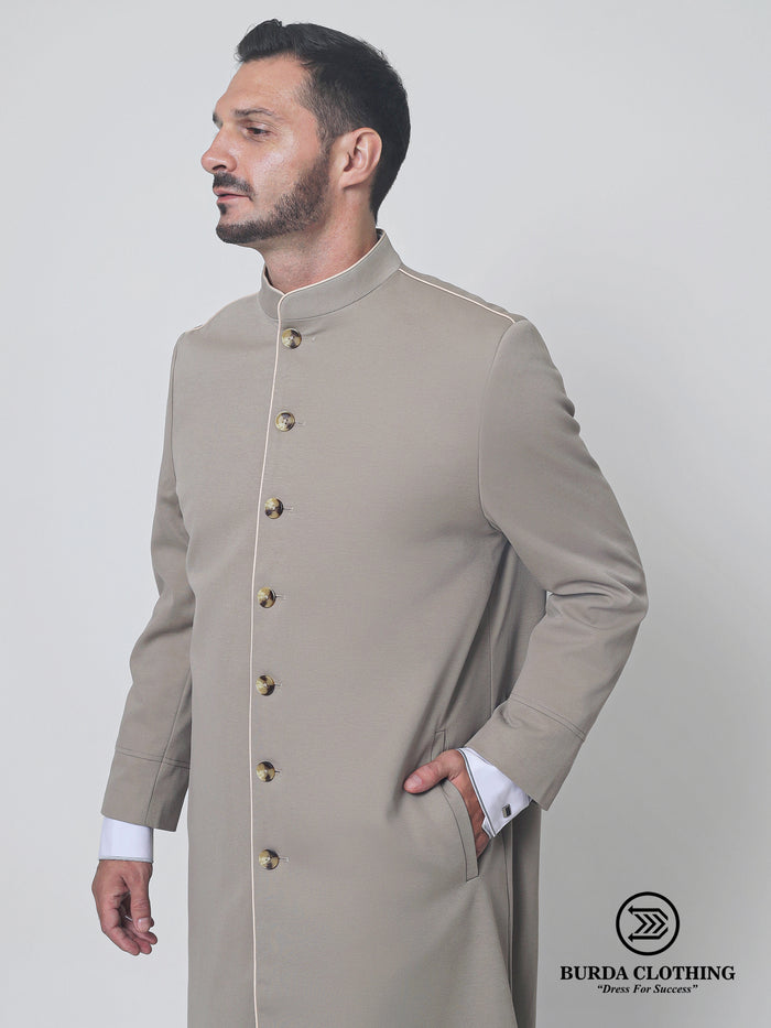 Light Brown Overcoat by Burdaclothing